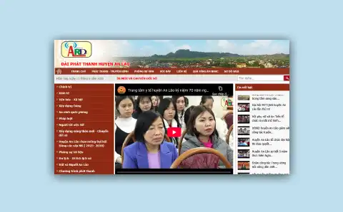 Thiết kế và xây dựng website cho Đài phát thanh huyện An Lão